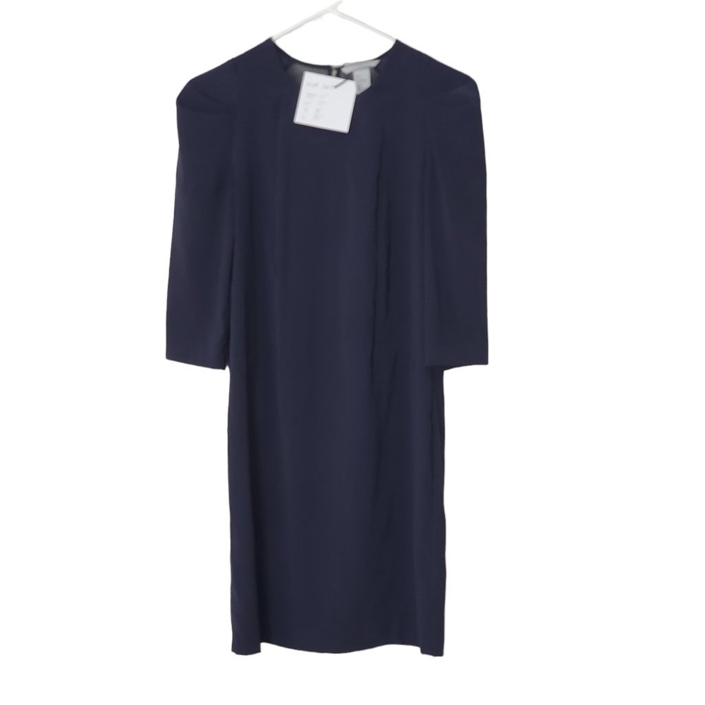 Dress H&M Dark Blue Dress Size 4 3/4 Sleeve